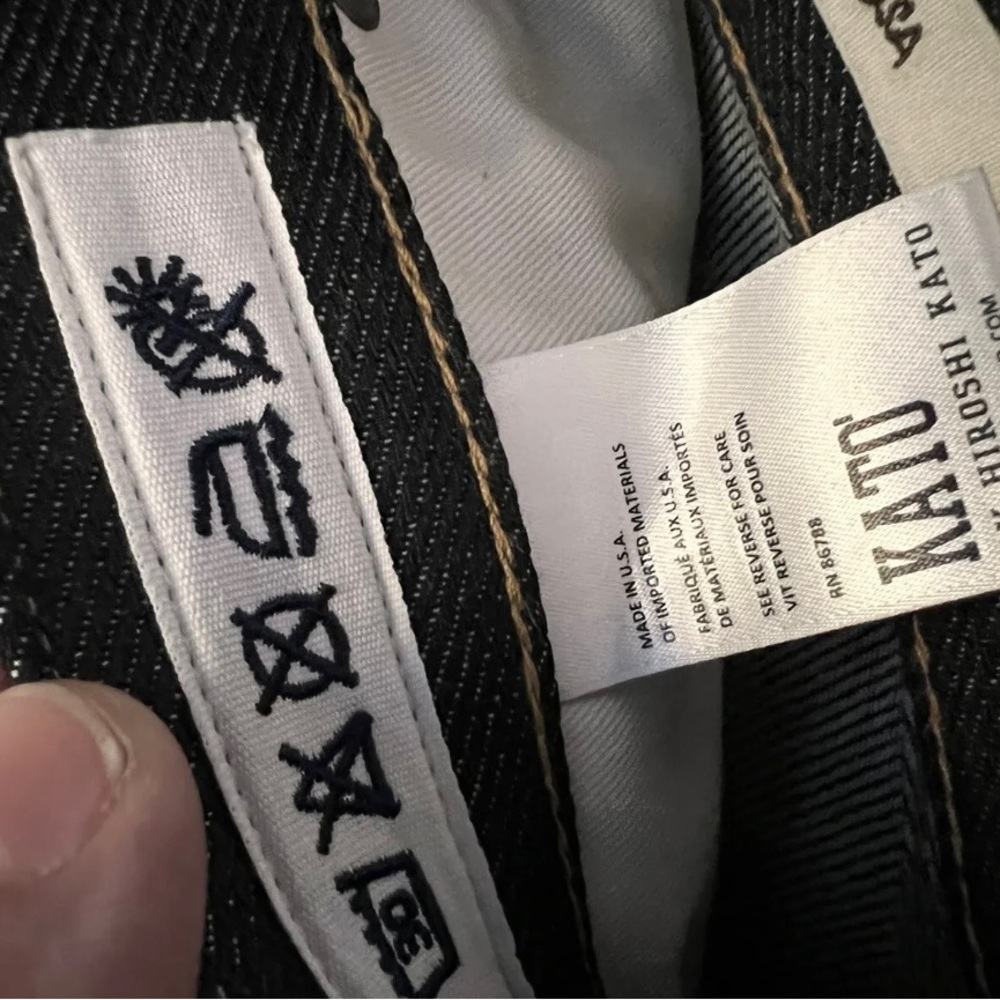 Hiroshi Kato Men’s Jeans size 31 Scissors slim tapered. - Picture 3 of 4